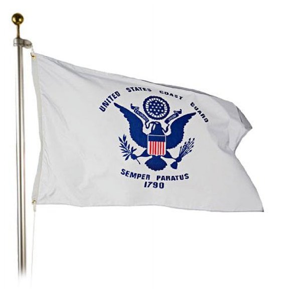 Coast Guard Flag 4X6 Foot SolarMax Nylon