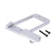 thumbnail image 5 of Soporte para servos de eje RC 1/10, soporte CNC para servos de eje delantero, piezas de servos para RC 1/10 plateado, 5 of 7