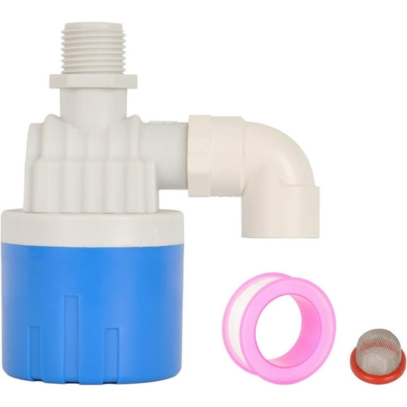 Float Valve 3/4" Side Inlet Male Automatic Water Level Control Valve for Water Tank, Water Tower,Swimming Pools, Livestock Water Trough, Aquaculture, Aquariums