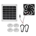 thumbnail image 1 of <p>Solar Powered Ventilator Kit, Weatherproof Portable Solar Panel Exhaust Fan Monocrystalline Silicon Energy Saving  For Vehicles For Pet Houses</p>, 1 of 7