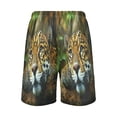 thumbnail image 2 of Relaxed fit printed pajama bottoms, sizes S to XXL A Weak and Energetic Jaguar, 2 of 7