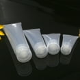 thumbnail image 5 of Raindrops 4pcs Travel Bottle Sub Bottle Facial Hand Cream Cosmetics for Travel (White), 5 of 8