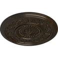 thumbnail image 3 of Ekena Millwork 16 1/8"OD x 5/8"P Marseille Ceiling Medallion (Fits Canopies up to 4 1/4"), Hand-Painted Stone Hearth Crackle, 3 of 6