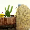 thumbnail image 3 of Maceta de resina para cactus, suculentas y plantas del bosque, 9 tipos, 3 of 9