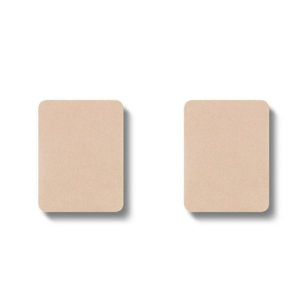 Cateissary Parches para planchar, prácticos apliques de vaquero, adornos para codos y rodillas, accesorios de costura, suministros para el hogar, Beige 2piezas