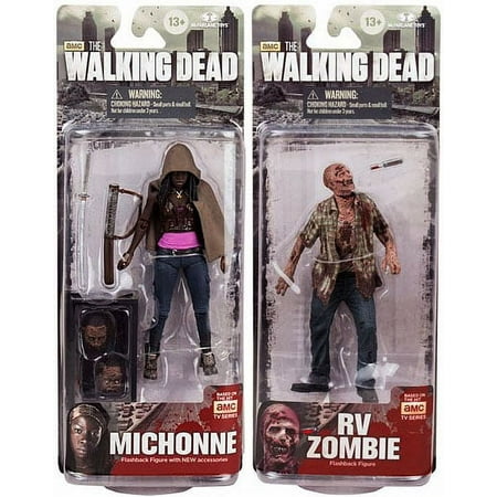 TV Series 6 Set of 2 Action Figures Michonne & RV Walking Dead AMC TV