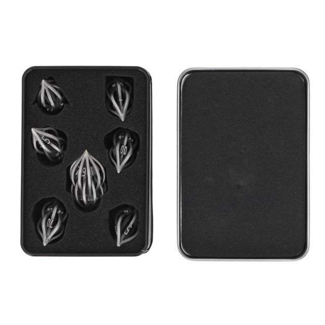 Polyhedral Dice Unique Metal Dice Exquisite for Role Playing Game for Kid Age 14 and Up ANGGREK Otros