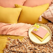 Modern Threads Beck 4-Piece Garment Washed Adult Comforter Set, Gold, Full/Queen