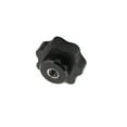 thumbnail image 4 of M8 Female Thread Through Hole Star Head Screw Clamping Knob Grip Black 2pcs, 4 of 4