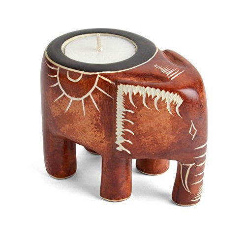 elephant candle holder tealight
