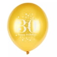 thumbnail image 3 of Globos de decoración de cumpleaños de oro rosa y oro rosa, pancarta de feliz cumpleaños, guirnalda de oropel y confeti para decoración de fiesta de cumpleaños de adultos 30, 3 of 5