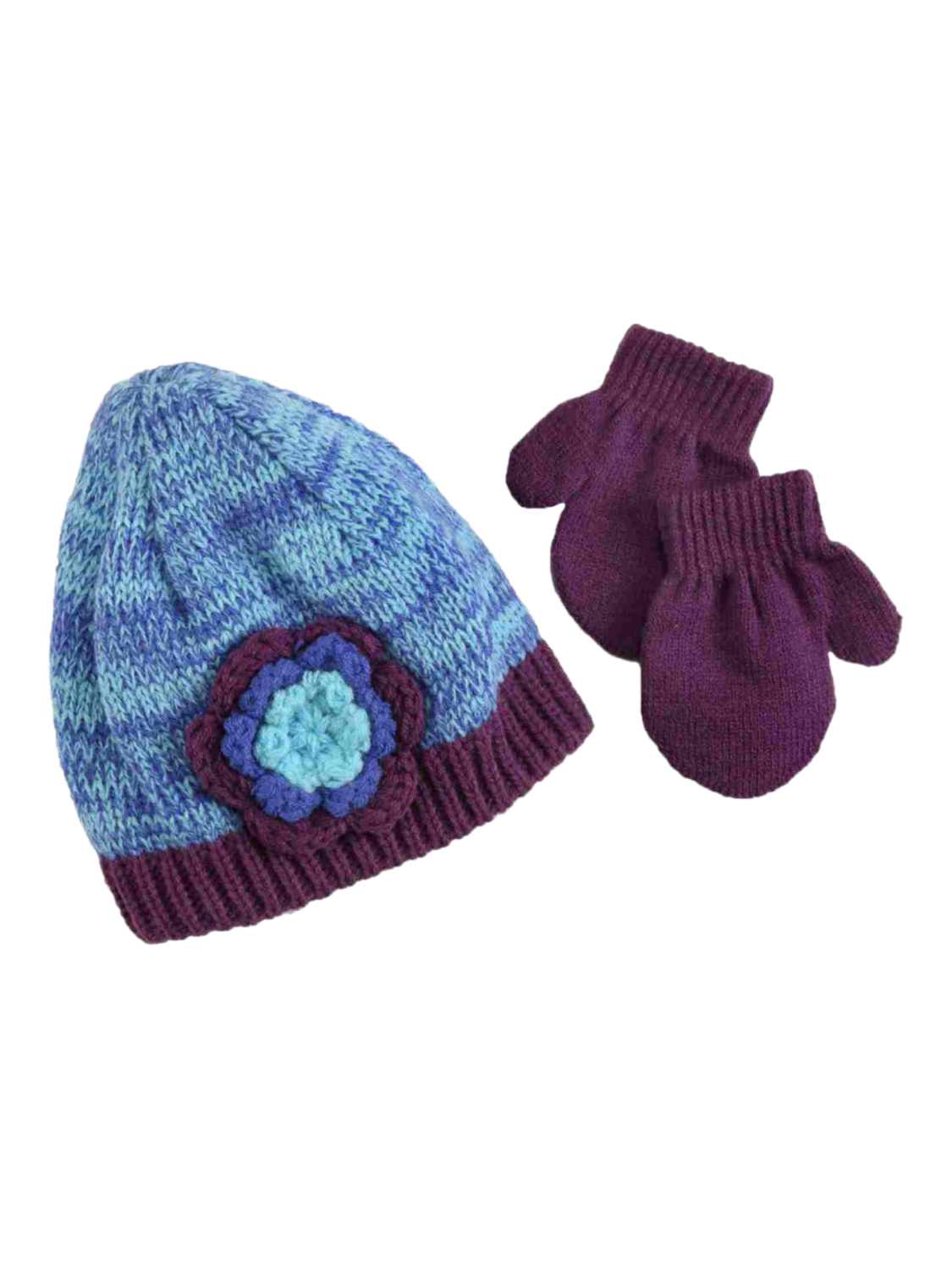 infant hat and mitten set