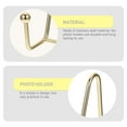 thumbnail image 2 of 2 piezas de estantes de exhibición dorados, estantes de fotos de mesa, soportes para exhibir fotografías artísticas, 2 of 6