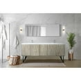 thumbnail image 2 of Lexora Home Lancy 80" Double Quartz Top Bathroom Vanity with Chrome Faucet, 2 of 14