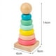 thumbnail image 1 of Reloj de ocho tonos para niños, torre de arcoíris, juego de columnas, juguete educativo para educación temprana para bebés y jardín de infantes, 1 of 5