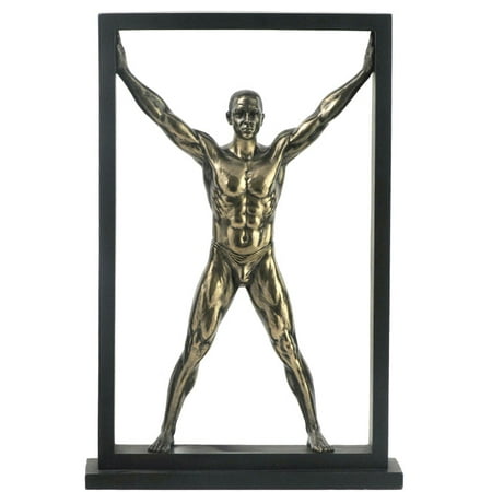 Nude Male - Stretched Out In A Frame - Artistic Nudes Sculpture
