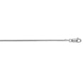 thumbnail image 4 of Floreo 14k Yellow Gold or White Gold 1.4mm Solid Round Franco Chain Necklace, 4 of 4