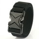 thumbnail image 5 of Cinturón de hombre informal tejido elástico de aleación con hebilla táctica para exteriores, cinturón con logotipo para viajeros, cierre ajustable, apto para viajeros, 5 of 6