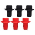 thumbnail image 1 of OULII 6Pcs Silicone Bottle Stoppers Sealing Technology For Bottle Soda Bottle, 1 of 8
