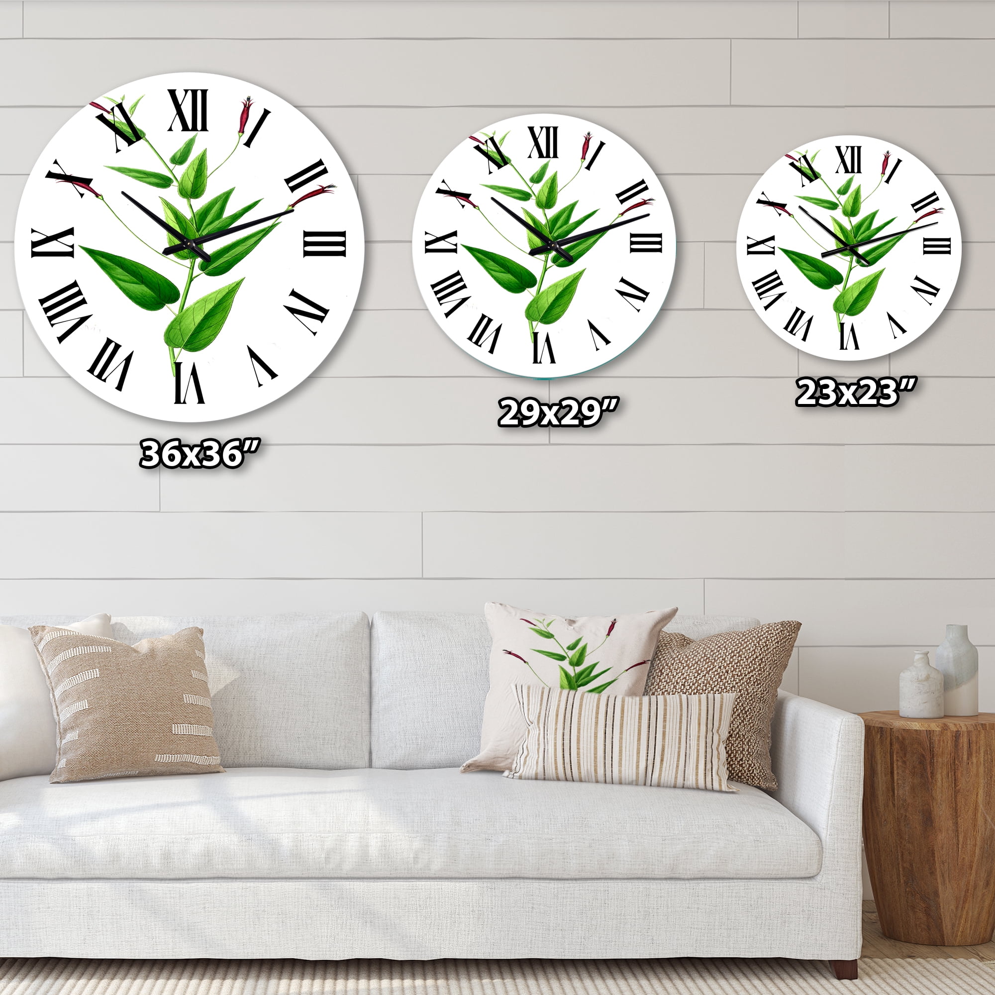 Designart 1 in Traditional Wall Clock