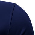thumbnail image 3 of Labakihah Hoodies For Men Men'S Sweater Solid Color Loose Large Size Hooded Sweater Top Navy, 3 of 6