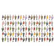 thumbnail image 2 of Minifiguras 100x1:30 Yotijar Surtido de personas en miniatura Multicolor, 2 of 10