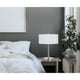 thumbnail image 4 of Cal Lighting BO-2450TB-BS 60 W X 2 Calais Metal Table Lamp&#44; Brushed Steel Finish, 4 of 4