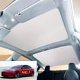 thumbnail image 1 of axGear Pare-Soleil de Toit pour Tesla Model 3, Toit en Verre Amélioré, Couverture à Réflexion UV, 1 of 3