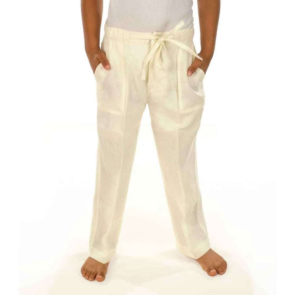 JMP - Linen drawstring pants for boys. SIZE:1t2t COLOR:IV - Walmart.com ...