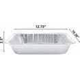thumbnail image 2 of 9x13 Half Size Disposable Aluminum Pans with Dome Lids, Eco-Friendly Durable Food Containers, 10 CT, 2 of 8