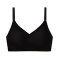 thumbnail image 6 of Sngxgn Women's No Side Effects Underarm and Back-Smoothing Comfort Wireless Lightly Lined T-Shirt Bra(Black,XXL), 6 of 8