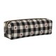 thumbnail image 1 of Balery Black Plaid Heart Estuche de Lápices de Cuero Impreso, Estuche para Suministros de Arte, Estuche de Lápices con Cremallera, Estuche de Almacenamiento de Papelería, 1 of 7
