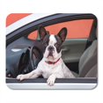 thumbnail image 1 of SIDONKU Dog French Bulldog Inside The Car Road Seat Eye Mousepad Mouse Pad Mouse Mat 9x10 inch, 1 of 1