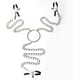thumbnail image 3 of Pinzas para pezones Pinzas para pezones y cadena de metal Clip para clítoris, Juguetes sexuales SM eróticos para mujeres y hombres Sincero Hogar, 3 of 4