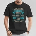 thumbnail image 2 of 51st Birthday Legends Were Born in February 1973 T-Shirt – Vintage 1973 Shirt, Legendary Birthday Tee, Retro Milestone Celebration Top, February Born Apparel, 2 of 3