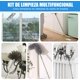 thumbnail image 3 of Limpiador de Ventanas, Kit de Limpieza Doméstica, Limpiadora de 92 Pulgadas para Limpiar Lugares Altos, Herramienta de Limpieza Multifunción con Cinco Cabezales de Cepillado, 3 of 7