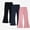 B Multicolor, variant on NAISIBABY 3-Piece Girls Flared Leggings Set – Soft Stretch Workout High-Waisted Casual Pants Multicolor Size 12