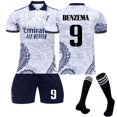 thumbnail image 1 of 22-23 Real Madrid No.9 Benzema Dragon football shirt T-shirt set zy, 1 of 2