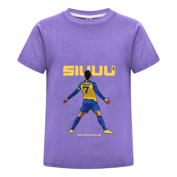 Playera Deportiva CR7 Niño | Diseño Futbolístico con Estilo Ronaldo