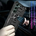 thumbnail image 4 of Galaxy Wireless USA Samsung Galaxy S23 Plus Hard Phone Case with Tempered Glass Screen Protector for Samsung Galaxy S23 Plus 5G, Black, 4 of 5