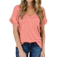 thumbnail image 1 of T-shirt à Manches Courtes et Col Rond pour Femmes, 1 of 2