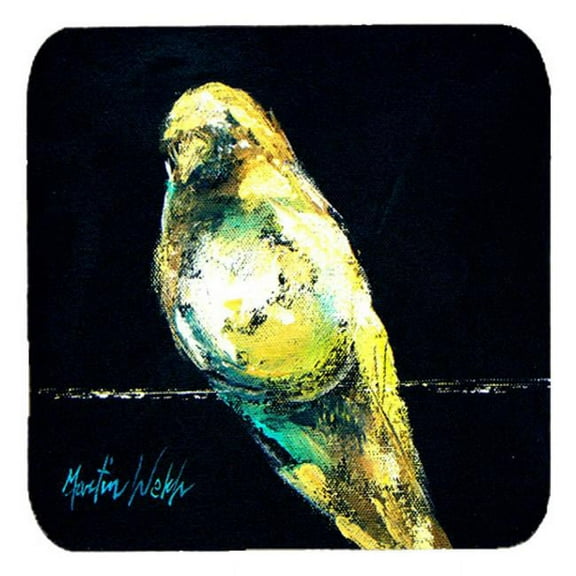 Bird Birdie Foam Coasters, Set Of 4