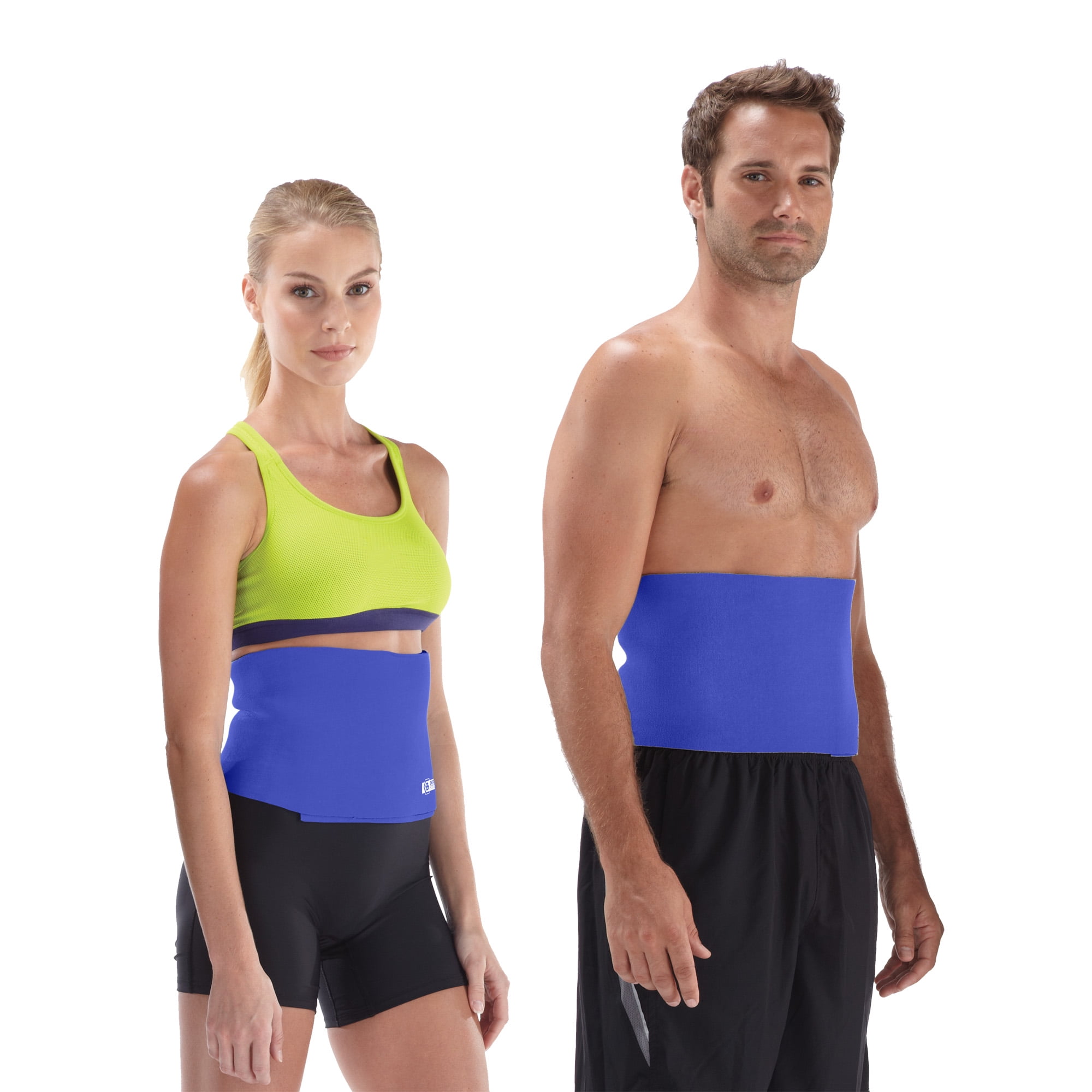 Pure Fitness Neoprene Waist Trimmer (Blue)