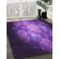 thumbnail image 2 of Ahgly Company Indoor Rectangle Patterned Purple Monster Purple Area Rugs, 2' x 3', 2 of 6