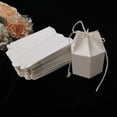 thumbnail image 4 of 50 cajas hexagonales para dulces, exquisitas cajas de regalo para bodas, cumpleaños, fiestas de bienvenida al bebé, papel blanco., 4 of 14