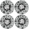 thumbnail image 2 of Shower Caps,Paw Prints and Bones Waterproof Shower Cap for Women 4 Pieces,Double Reusable Hair Cover for Shower PEVA Elastic Stretch Hem, 2 of 7