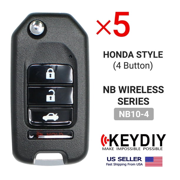 KeyDIY Wireless Universal Flip Remote Key | 3-Buttons | KD | NB29
