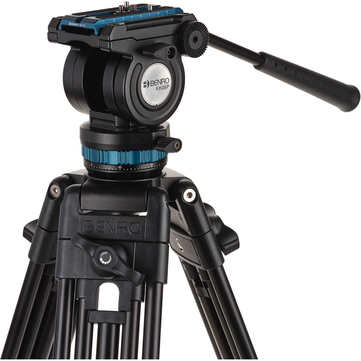 Benro KH26PC 3-Section Aluminum Tripod with Video Head