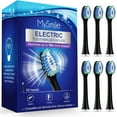 thumbnail image 1 of wqlpp-Electric Toothbrush Replacement Heads, 6 Packs (Black), 1 of 4