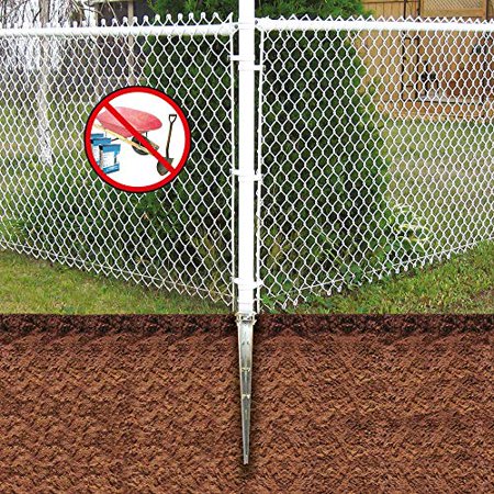 Pylex Ground Spike fits 1-1/2 in. - 1-5/8 in. Adjustable Spytek Round Post